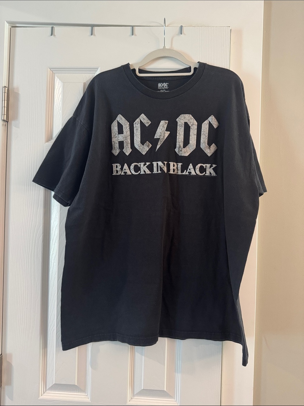 AC/DC Black "Back in Black" Graphic Tee